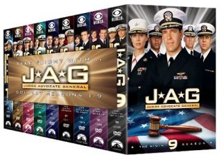 JAG Complete Seasons 1 9 DVD, 2009, 50 Disc Set
