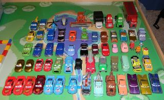 Cars Lot No Duplicates Disney Pixar McQueen Mater Mack Frank Sally Doc