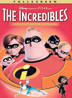 The Incredibles DVD, 2 Disc Set, Fullscreen, Collectors Edition