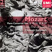 Mozart Piano Concertos Nos. 9, 19, 21, 23 27 by Christoph Eschenbach