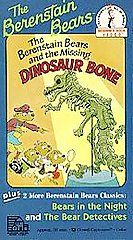 The Berenstain Bears and the Missing Dinosaur Bone VHS, 1990