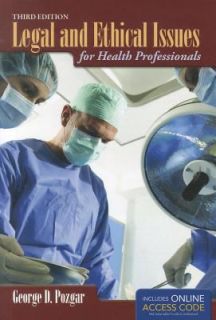 Legal and Ethical Issues for Health Professionals with Access Code by