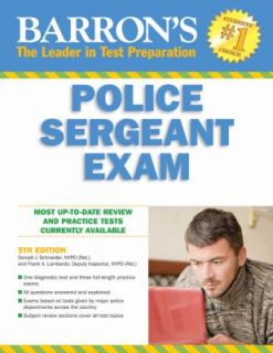 Police Sergeant Examination by Donald J. Schroeder NYPD Ret. and Frank
