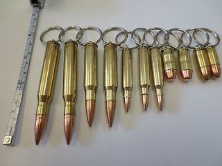 Lot of 11 Bullets Key Chains / Great Deal