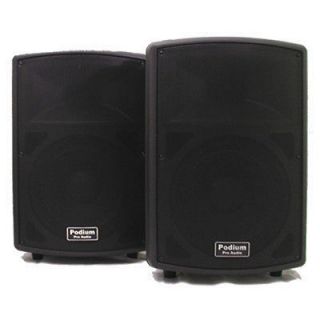 New Pair Pro Audio PA DJ 1200W Powered Active Speakers PP1202A