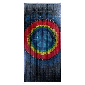 PEACE SIGN Painted Bamboo Door Curtain   2079