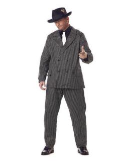 NEW Mens 20s Costume Gangster Pinstripe Suit 48 52