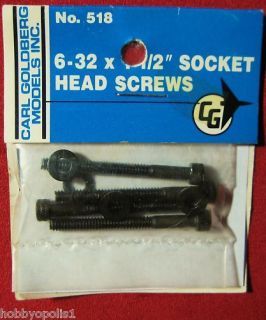 Carl Goldberg 6 32 x 1 1/2 Socket Head Screws GBG518