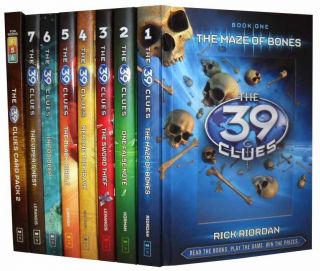 The 39 Clues   1 7 Book Set plus A Game Card Pack New