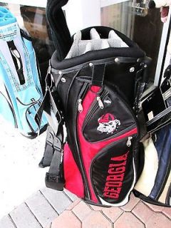 NEW GEORGIA Collegiate Golf Bag Stand Carry BrandTeam Effort