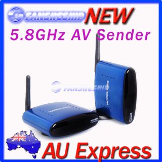 8Ghz AV Sender Wireless Transmitter Receiver 200meter 5.8G TV Audio
