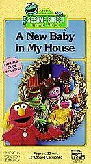 SESAME STREET HOME VIDEO presents A NEW BABY IN MY HOUSE (1996, VHS