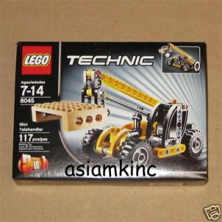 LEGO Technic 8045 Mini Telehandler Motorcycle With Sidecar 2 IN 1