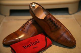 Brand New Berluti Mens Handmade Leather Shoes Size UK 9.5   10