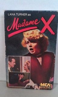 Beta Format Video Tape MADAME X for Betamax Cassette Player