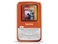 SanDisk Sansa Clip Zip 4GB  Player SDMX22 004G A5 7O   Orange Brand
