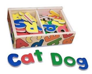 & Doug Magnetic Wooden Alphabet Educational Learning New Toy New