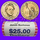 2010 16th President ABRAHAM LINCOLN Gold Golden Dollar Coin UNC ROLL