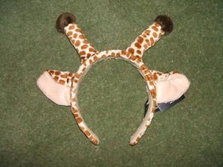 Giraffe Ears Headband Zoo Animal Fancydress Accessory