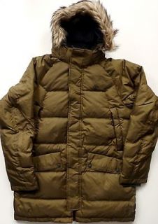 Timberland REEDVILLE Mens OLIVE Parka Anorak Coat Feather Down UK L XL
