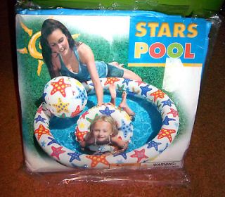 The Wet Set 3 piece Stars Pool Set with Ring Ball Ages 3+ 48 X 10 NEW