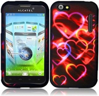 For Alcatel One Touch OT 995 Ultra OT995 Hard Cover Case Colorful
