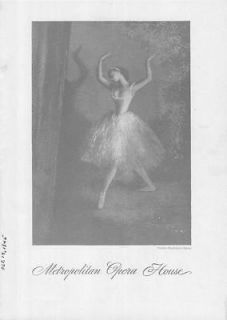 Ballet Theatre MET 10/14/1945 Kidd Kay Kriza Taras Laing Adams Chase
