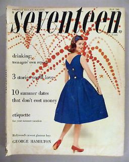Seventeen Magazine   July, 1960