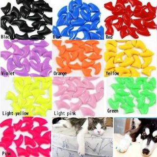 Nail Caps For Cat Paw Pet Claws with FREE Super Adhesive Glue 6725