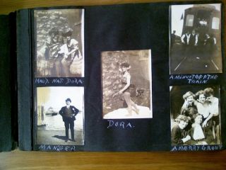 Album of 50 Photos of Silent Movie Actors & Jesse James Home Missouri