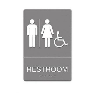 NEW ADA Sign, Restroom/Wheel chair Accessible Tactile