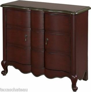 Tuscan French Country Style Decor Furniture RED CABINET Entry Sofa