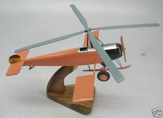 Cierva C.6 Autogyro Helicopter Wood Model Big New