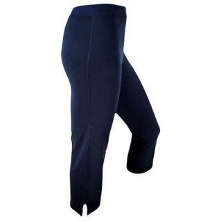 ADIDAS Women Blue Athletic Capri Pants Leggings XS S Quickdry Workout