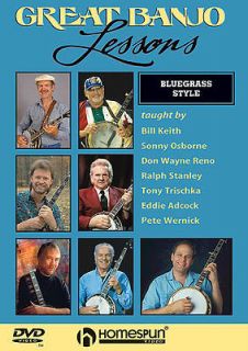 Great Banjo Lessons   Bluegrass Style   Homespun DVD HL 642010