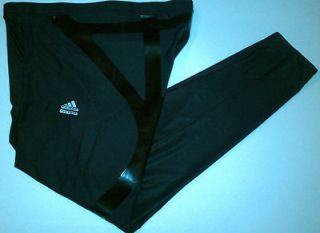 ADIDAS MENS BLACK POWER WEB CLIMALITE TECH FIT RUNNING COMPRESSION