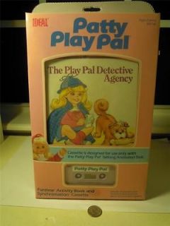 IDEAL Patty Play Pal Play Pal Detective Agency Book & Cassette MIB