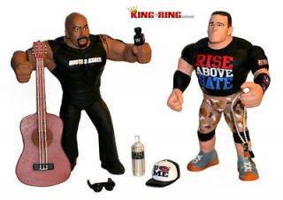 THE ROCK vs. JOHN CENA Wrestlemania 28 WWE Custom Hasbro Wrestling