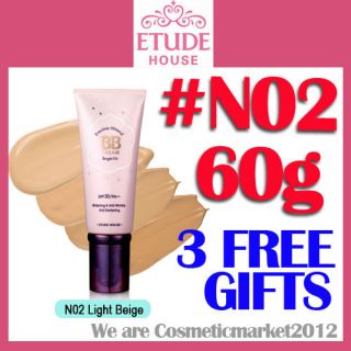 Etude House Precious Mineral BB Cream Bright Fit #N02 Light Beige 60g