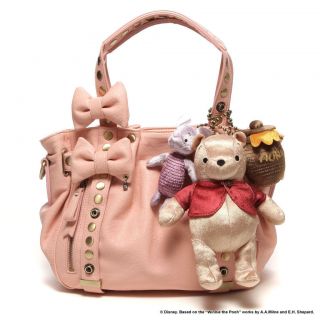 Authentic Samantha Thavasa Aimee Bag Disney Collection Pooh & Piglet