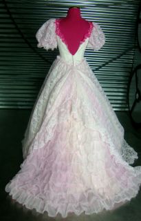 Bell GOOD WITCH pink Civil war GLINDA Costume Dress Adult XS S