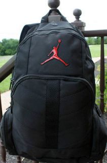 New AIR JORDAN Michael JUMPMAN 23 BACKPACK Black Red Large Gym Bag