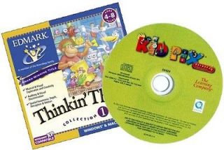 Lot Thinkin Things COLLECTION 1 + KID PIX 4 DELUXE for Macintosh