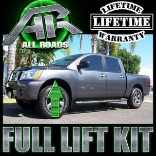 AR 3 Complete Leveling Lift Kit 2004 2013 Nissan Titan 4WD 2WD 4X4
