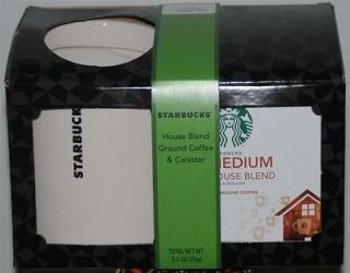 Starbucks House Blend Coffee and Canister Set New in Package