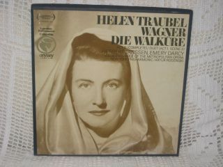WAGNER DIE WALKURE HELEN TRAUBEL Columbia 2 LP PROMOTIONAL Box set