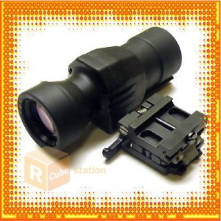 Tacticle 4X Magnifier for Red / Green Dot Reticle Reflex Scope Sight