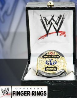 WWE WCW Classic TELEVISION CHAMPIONSHIP Wrestling Belt Replica FINGER