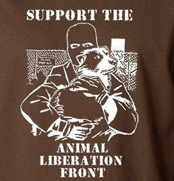Animal Liberation Front Long Sleeve T shirt Hoodie Sweatshirt ALF