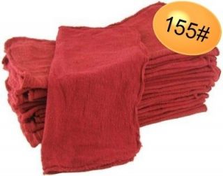 1000 INDUSTRIAL SHOP RAGS / CLEANING TOWELS RED